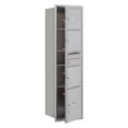 thumbnail image 1 of Salsbury Industries Recessed USPS 5 Door Front Load 4C Horizontal Mail Center with 1 Parcel Locker, 1 of 4