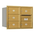 thumbnail image 1 of Salsbury Industries Recessed USPS 6 Door Rear Load 4C Horizontal Mail Center with 1 Parcel Locker, 1 of 4