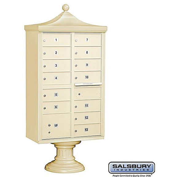 Salsbury Industries Salsbury 3300 Regency Decorative Cluster Mail Box Unit - USPS Access