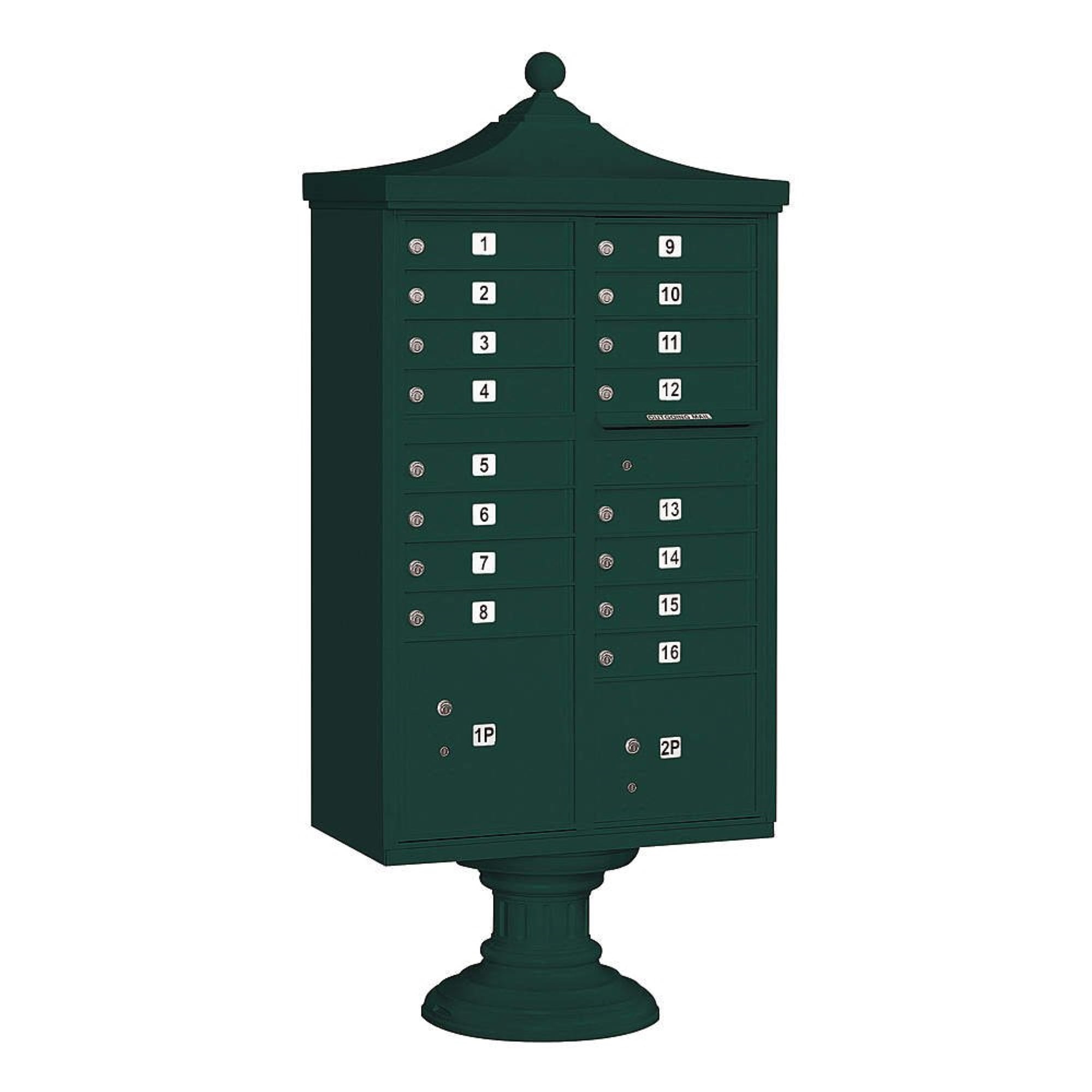 Salsbury Industries Salsbury Regency Decorative Cluster Mail Box Unit with Outgoing Mail - USPS Access