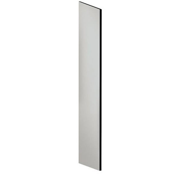 Salsbury Industries 30044GRY Side Panel - Open Access Designer Wood Locker - 24 Inches Deep - with Sloping Hood - Gray