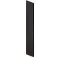 thumbnail image 1 of Side Panel - for Open Access Designer Locker and Designer Gear Locker - 24 Inches Deep - with Sloping Hood - Black, 1 of 3