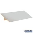 thumbnail image 1 of Salsbury Industries  Sloping Hood for Designer Wood Locker, Gray - 18 x 24 x 3 in., 1 of 1