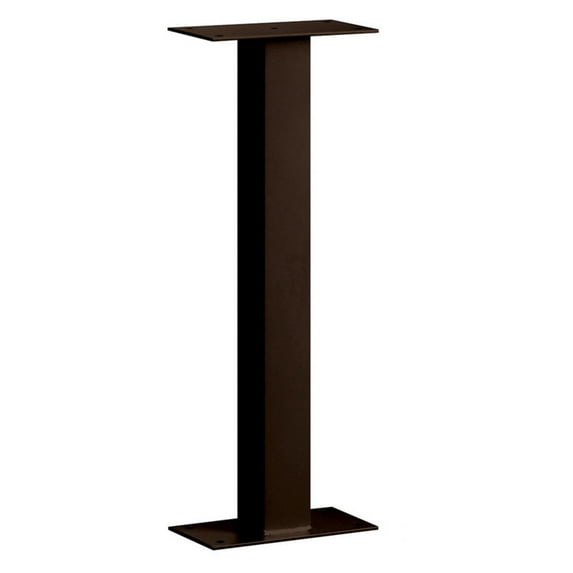 Salsbury Industries Standard Mailbox Post - Bronze - Bolt Mounted