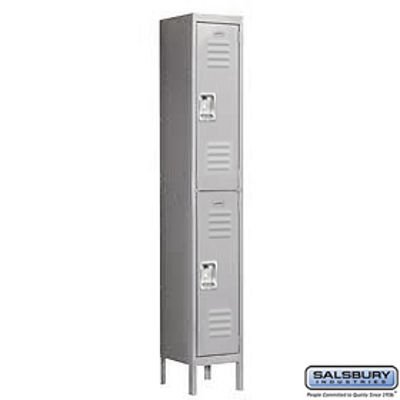 Salsbury Industries Grey Double-tier Standard Locker
