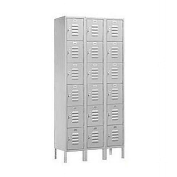 Salsbury Industries Grey 6-tier Box-style Lockers
