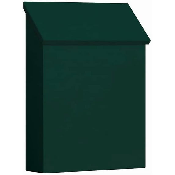 SALSBURY INDUSTRIES 4620GRN Traditional Mailbox,Standard,V,Green