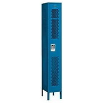 Salsbury Industries 71162BL-U 12 inch W x 78 inch H x 12 inch D Vented Metal Locker-Single Tier-Blue-Unassembled