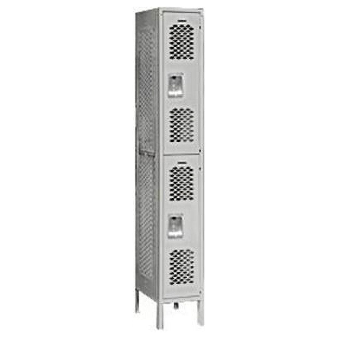 Salsbury Industries  Vented Metal Locker - Double Tier-1 Wide-Gray-Assembled - image 1 of 3
