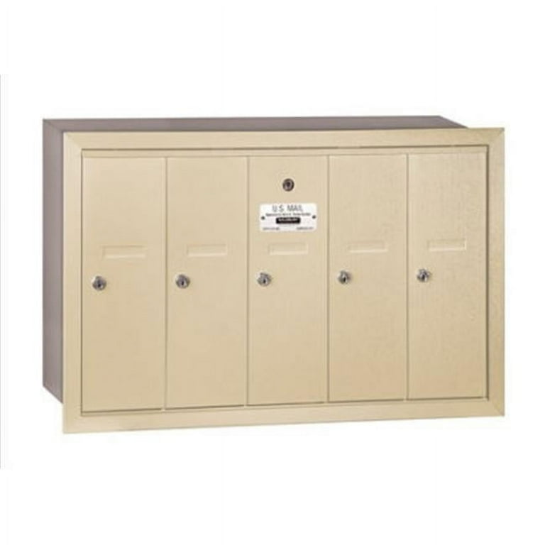 3500 Series Sandstone Recessed-Mounted Private Vertical Mailbox with 4 Doors 3500 Series Sandstone Recessed-Mounted Private Vertical Mailbox with 4 Doors