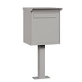 thumbnail image 1 of Salsbury  Large Pedestal Drop Box In Gray, 1 of 1