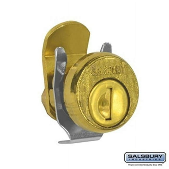 Salsbury  Lock - Standard Replacement for Locking Column Mailbox & Modern Mailbox with 2 Keys - Finish, Gold