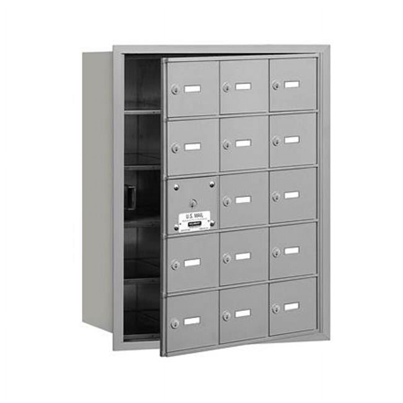 Salsbury Salsbury 4Bplus Horizontal Mailbox Includes Master Commercial Lock  - 24 A Doors - 23 Usable - Aluminum - Front Loading - Private Access