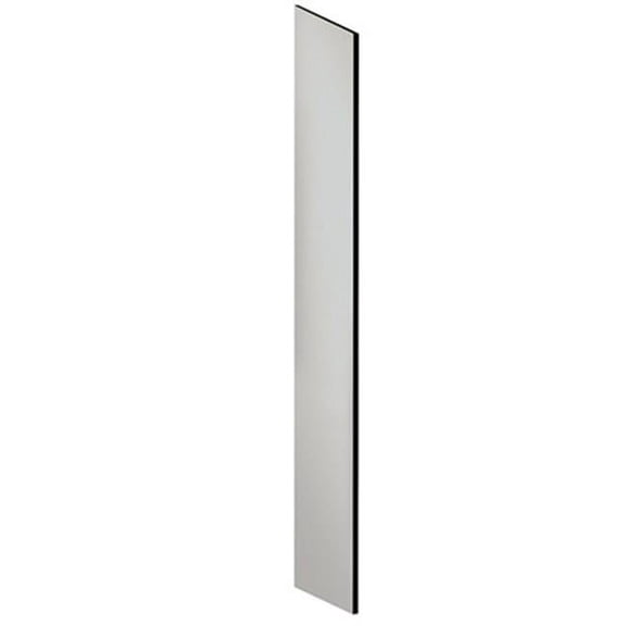 Salsbury  Side Panel Open Access Designer Wood Locker - 18 Inches Deep - With Sloping Hood - Gray