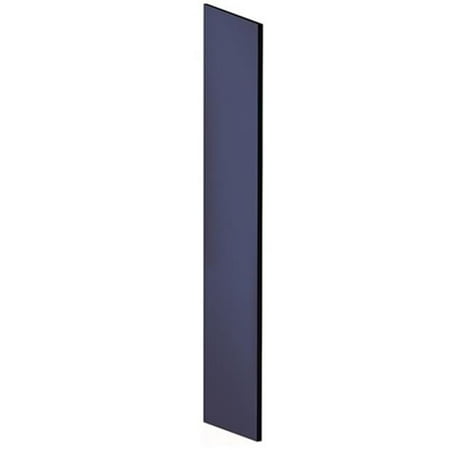 Salsbury Industries 30044BLU Side Panel - Open Access Designer Wood Locker - 24 Inches Deep - with Sloping Hood - Blue