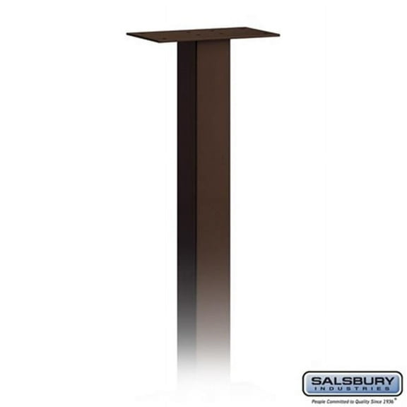 Salsbury  Standard Mailbox Post In-Ground Mounted - Bronze Finish