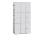 thumbnail image 1 of Salsbury  Triple Tier Plastic Lockers - Gray, 1 of 1