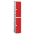 thumbnail image 1 of Plastic Locker - Double Tier - 3 Wide - 73 Inches High - 18 Inches Deep - Blue - Unassembled, 1 of 3