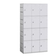 thumbnail image 1 of Salsbury  Unassembled Four Tier 1 Wide Locker Color Gray, 1 of 1