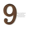 thumbnail image 1 of SalsburyIndustries 1230A-9 6 in. Solid Brass Number, Antique - 9, 1 of 1