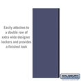 thumbnail image 1 of SalsburyIndustries  24 in. Deep Extra Wide Designer Wood Locker Double End Side Panel- Blue, 1 of 1
