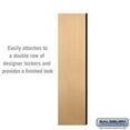 thumbnail image 1 of SalsburyIndustries 33330DE-MAP 6 ft. High - 15 in. Deep Designer Wood Locker Double End Side Panel - Maple, 1 of 1