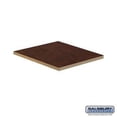 thumbnail image 1 of SalsburyIndustries 33347MAH 15 in. Deep Designer Wood Locker In-Liner Flat Top Filler Corner, Mahogany, 1 of 1