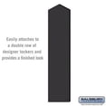 thumbnail image 1 of SalsburyIndustries  6 ft. High - 15 in. Deep Designer Wood Locker Double End Side Panel - Black, 1 of 1