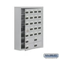 thumbnail image 1 of SalsburyIndustries  Cell Phone Storage Locker With Front Access Panel - 7 Door High Unit- Aluminum, 1 of 1