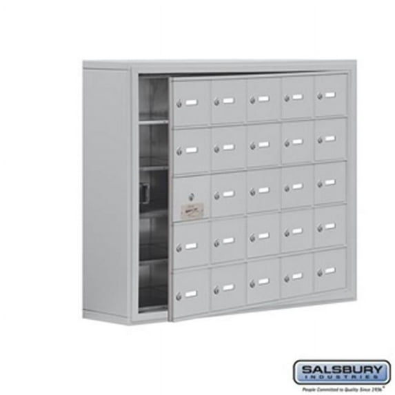 SalsburyIndustries Cell Phone Storage Locker With Front Access Panel - Aluminum