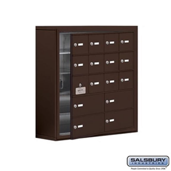 SalsburyIndustries  Cell Phone Storage Locker With Front Access Panel - Bronze
