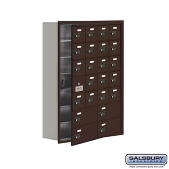 SalsburyIndustries  Cell Phone Storage Locker With Front Access Panel - Bronze