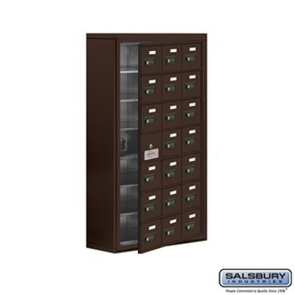 SalsburyIndustries  Cell Phone Storage Locker With Front Access Panel - Bronze