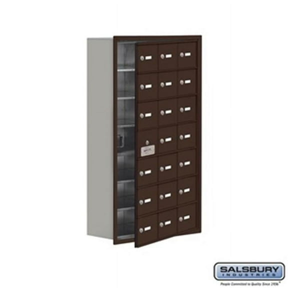SalsburyIndustries  Cell Phone Storage Locker With Front Access Panel - Bronze