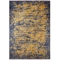 thumbnail image 1 of Salsk Gold Modern Polyester Area Rugs for Living Room Washable Rugs Boho Moroccan Area Rug Soft Geometric Bohemian Distressed Indoor Rug for Bedroom Dining Room Office Foldable Nonslip Rug, 1 of 9