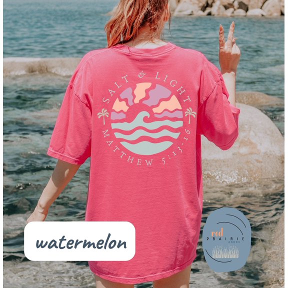 Salt And Light Shirt Christian Clothes Shirt Beach Christian Stay Salty Shirt Teen Gift for Christian Bible Verse Shirt Cute