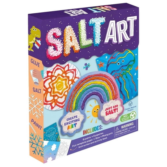 Salt Art: Arts & Crafts Kit for Kids, (Paperback)