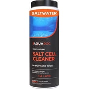 Salt Cell Cleaner for Saltwater Pools - Pool Salt Cell Cleaner Solution to Help Reduce Buildup and Support Generator Function - AquaDoc Pool Care Made in USA - 2lb