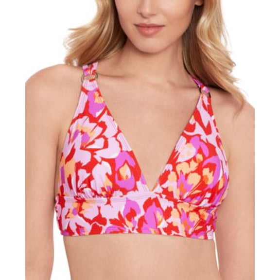 Salt Cove Juniors Flutter By X-Back Bik Vermillion L