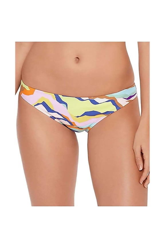 Juniors' Zebra-Print Hipster Bikini Bottoms- Multi Zebra Size L New with box/tags