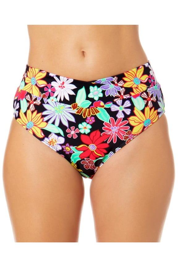 Womens Juniors Penny Lane High Waist Swim Bottom Separates