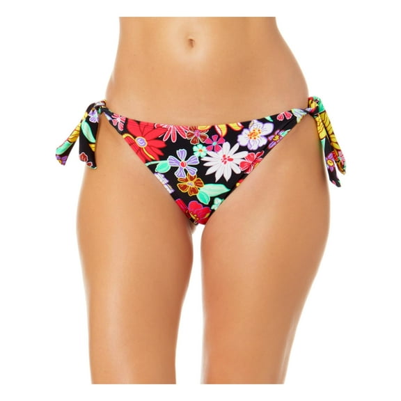Salt + Cove Womens Juniors Side Tie Floral Print Swim Bottom Separates