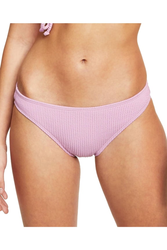 Womens Juniors Textured Hipster Swim Bottom Separates