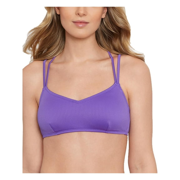 Salt + Cove Womens Ribbed Removable Padding Bikini Swim top