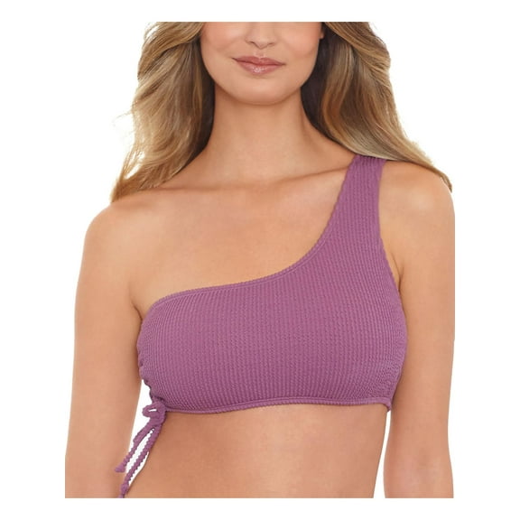 Salt + Cove Womens Solid Ribbed Bikini Swim top