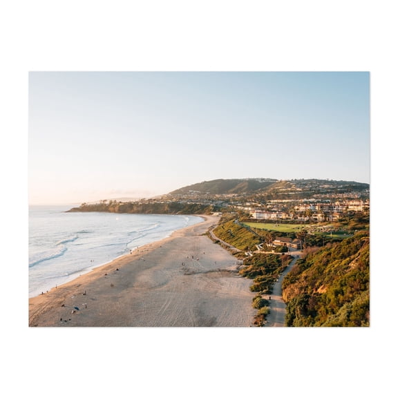 Salt Creek Beach 02 - Dana Point California Photography Beach Coastal Ocean Landscape Sunset Scenic Nature Unframed Wall Art Print 6 x 8 inches