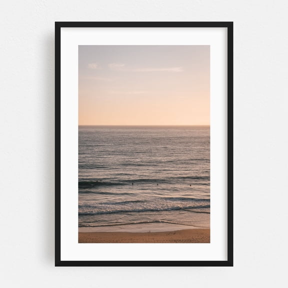 Salt Creek Beach 03 - Dana Point California Photography Black Framed Wall Art Print 16 x 24 inches