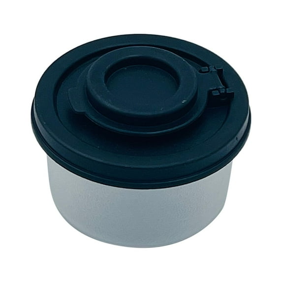 Salt Dispenser TASTAN Airtight Camping Spice Set-Clear Plastic Shakers with Red Lids | Portable Picnic/Travel Kit | Spill-Proof Design, Salt Shakers for Kitchen, Black