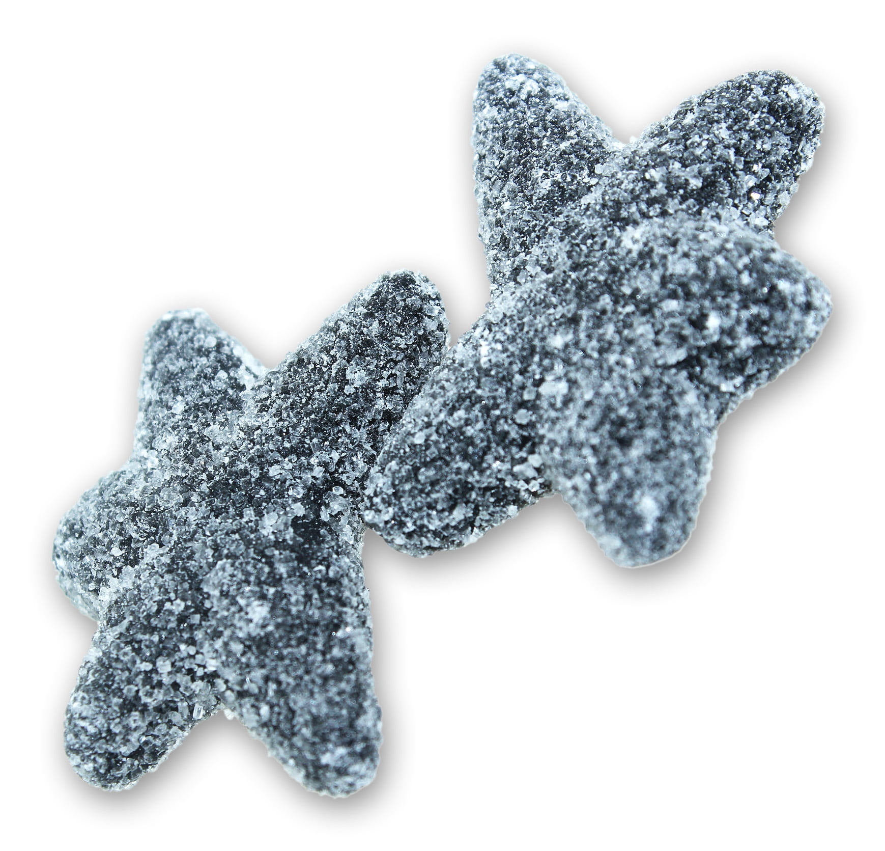Salt Dusted Licorice Starfish, Salt level 5 (2.200 Lbs)