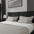 thumbnail image 1 of Salt Earth King 4 Piece Sheet Set 100% Cotton with 16 Inch Deep Pockets Easy Fit Sateen Weave Luxury Sheets & Pillowcases Extra Soft Breathable & Wrinkle Free - Silver Bush, 1 of 8